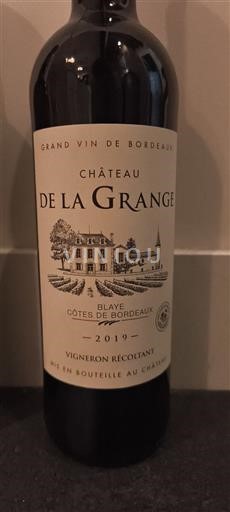 Burdeos Blaye-Côtes de Burdeos Château La Grange 2019