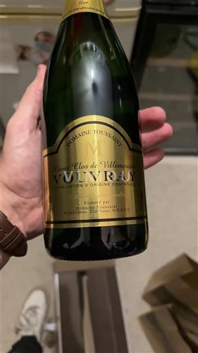 Vallée de la Loire Vouvray Domaine Toussaint Clos de Villemont 2024