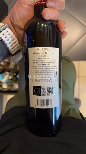 Bordeaux Haut-Médoc Château Moulin Rouge 2016