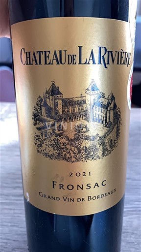 Burdeos Fronsac Château La Rivière 2021