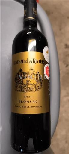 Bordeaux Fronsac Château La Rivière 2021