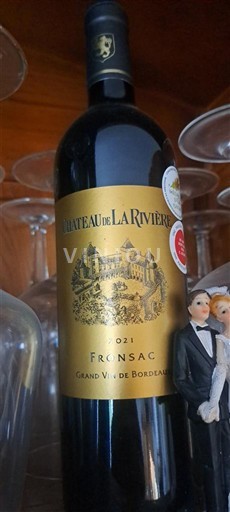 Бордо Фронсак Château La Rivière 2021