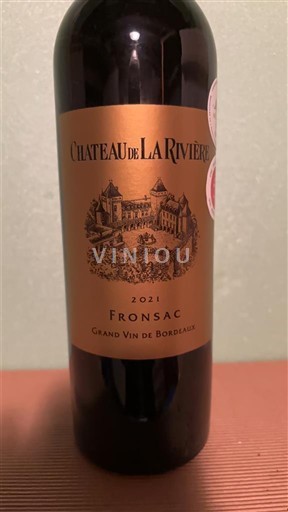 Bordeaux Fronsac Château La Rivière 2021