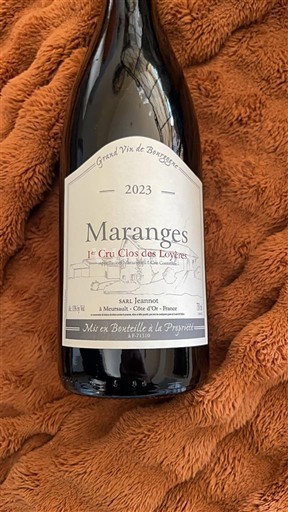 Borgoña Maranges Premier Cru Sarl Jeannot 1er Cru Clos des Loyères 2023