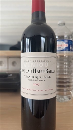 Bordoja Pessac-Léognan Château Haut-Bailly 2007