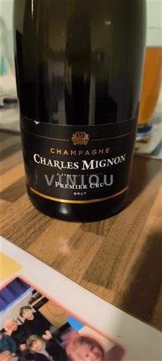Šampanja Šampanjec Premier Cru Charles Mignon Premier Cru Brut Neleten.