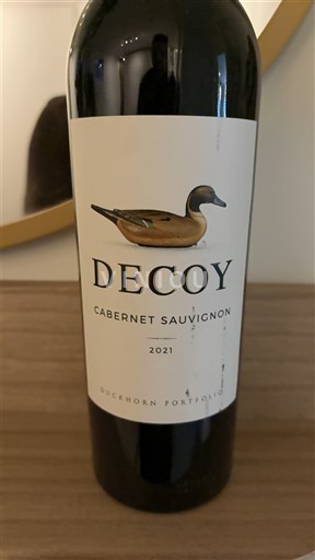Kalifornialaiset AVA:t Määrittelemätön Decoy Cabernet Sauvignon 2021