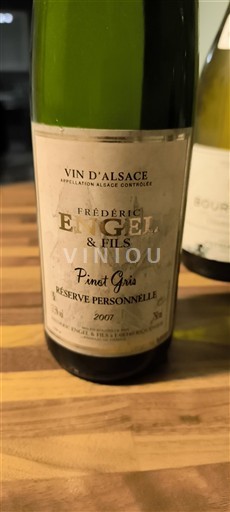 Alsace Frédéric Engel & Fils Réserve Personnelle 2007