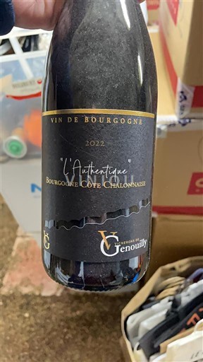 Borgogna Borgogna-Costa-Chalonnais Vignobles Genouilly L'Authentique 2022