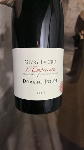 Bourgogne Givry Premier Cru Domaine Joblot L’Empreinte 2021