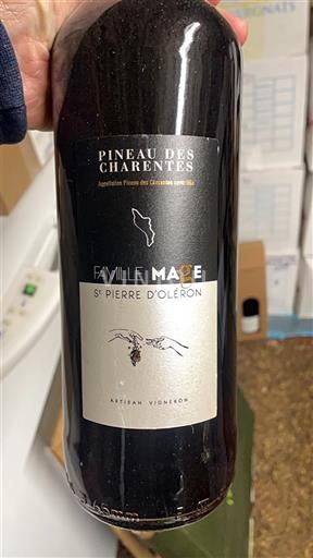 Poitou-Charentes Pineau des Charentes Famille Mage St Pierre d'Oléron Icke årgångsbetecknad