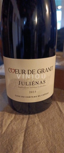 Beaujolais Juliénas Château Cave du de Chénas Cœur de Granit 2023