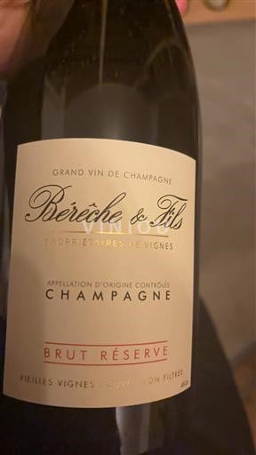 Champagne Bérêche & Fils Brut Réserve Icke årgångsbetecknad