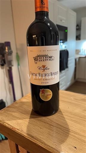 Bordeaux Saint-Émilion Château Billeron Bouquey Céfiro 2020