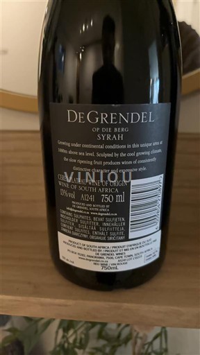 Olifants Cederberg Grendel Op Die Berg Syrah 2022