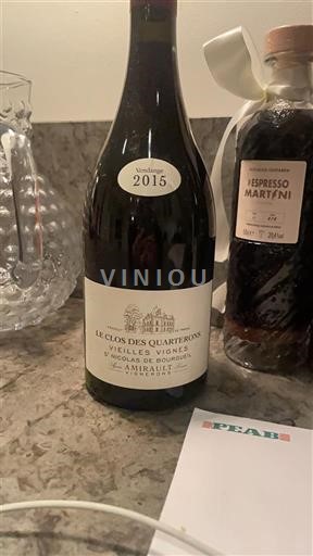 Loiredalen Saint-Nicolas-De-Bourgueil Le Clos des Quarterons Vieilles Vignes 2015