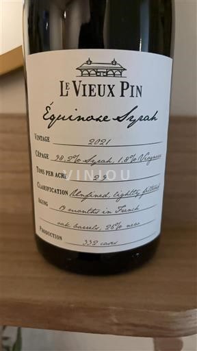 British Columbia Thung lũng Okanagan Le Vieux Pin Équinoxe Syrah 2021