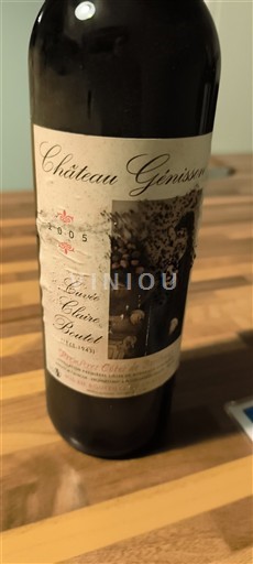 Bordeaux Nespecifikováno Château Génisson Claire David 2005