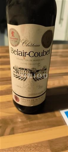 Burdeos Côtes-de-bourg Château Belair-Coubet Tradition 2014