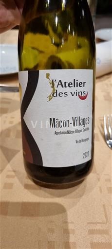 Burgundi Mâcon ja Mâcon-kylät L'Atelier des Vins 2020