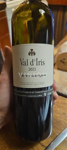 Provence, hạ lưu Rhône, Corse Var Val Iris cabernet-sauvignon 2021