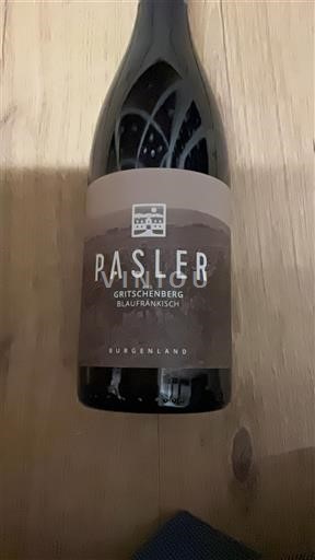 Vinos Rouge sec Gritschenberg Blaufränkisch Pasler 2018 Austria Burgenland No especificado