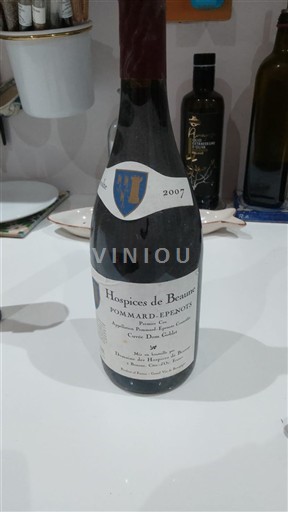 Borgogna Pommard Premier Cru Hospices de Beaune Dom Goblet 2007