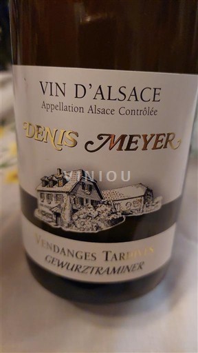 Alsacia Vendanges Tardives Denis Meyer Vendanges Tardives Gewurztraminer 2020