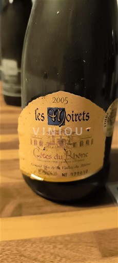 Rhônen laakso Côtes-du-rhône Les Noirets 2005