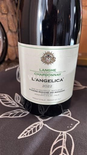 Piëmont Langhe Podere Rocche dei Manzoni L'Angelica 2022