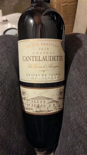 Bordeaux Graves-de-Vayres Château Cantelaudette Prestige 2020