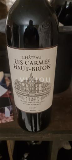 Bordeaux Pessac-Léognan Château Les Carmes Haut-Brion 2019