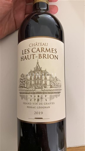 Bordeaux Pessac-Léognan Château Les Carmes Haut-Brion 2019