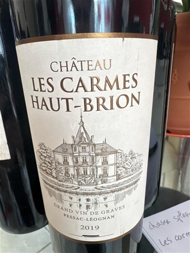 Bordoja Pessac-Léognan Château Les Carmes Haut-Brion 2019