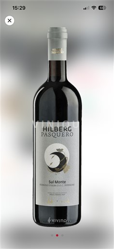 Piemont Nebbiolo d'Alba Hilberg Pasquero Sul Monte 2017
