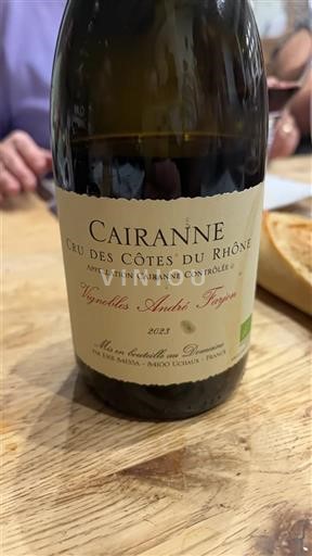 Rhônen laakso Cairanne Vignobles André Tognon 2023
