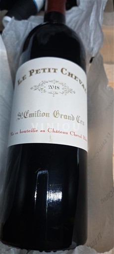 Bordeaux Saint-Émilion Grand Cru Château Cheval Blanc Le Petit Cheval 2018