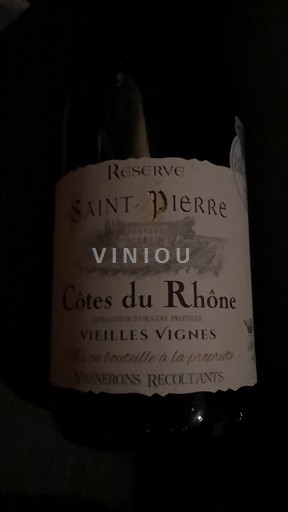 Rhône Valley Côtes-du-Rhône Saint Pierre Réserve Vieilles Vignes 2022