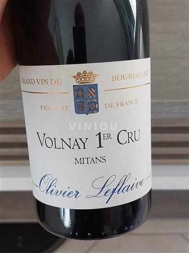 Burgundy Volnay Premier Cru Olivier Leflaive Mitans 2018