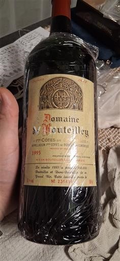 Burdeos Côtes-de-bourg Domaine Boutelley 1995