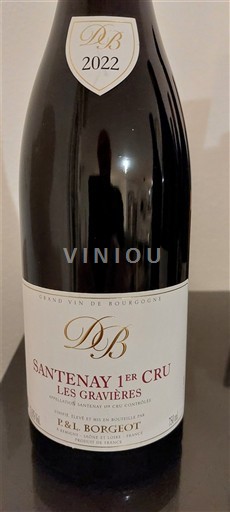Bourgondië Santenay Premier Cru P. & L. Borgeot Les Gravières 2022