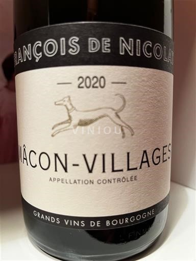 Burgundi Mâcon ja Mâcon-kylät François de Nicolay 2020