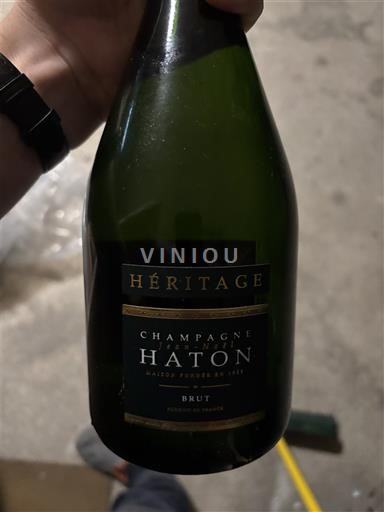 Champagne Sâm-panh Jean-Noël Haton Héritage Không niên vụ