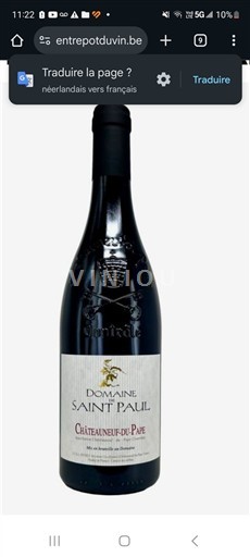 Rhône Valley Châteauneuf-du-Pape Domaine Saint Paul 2019