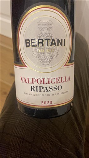 Vénétie Valpolicella Ripasso Bertani Ripasso 2020