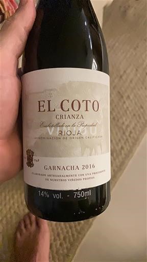 La Rioja Rioja El Coto Garnacha Crianza 2016