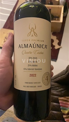 Serra Gaúcha Vale dos Vinhedos Almaúnica Quatro Castas 2022