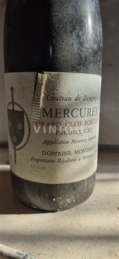 Bourgondië Mercurey Premier Cru Château Jamproy Grand Clos Fortuné 1993