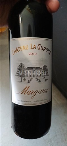 Bordeaux Margaux Château La Gurgue 2010