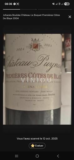 Bordeaux Not Specified Château Puyau 2004